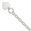 Sterling Silver Engraveable Heart Bracelet - Larson Jewelers