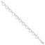 Sterling Silver Heart Link Bracelet - Larson Jewelers