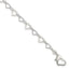 Sterling Silver Linked Heart Bracelet - Larson Jewelers