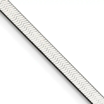 Sterling Silver 3mm Magic Herringbone Chain Necklace - Larson Jewelers