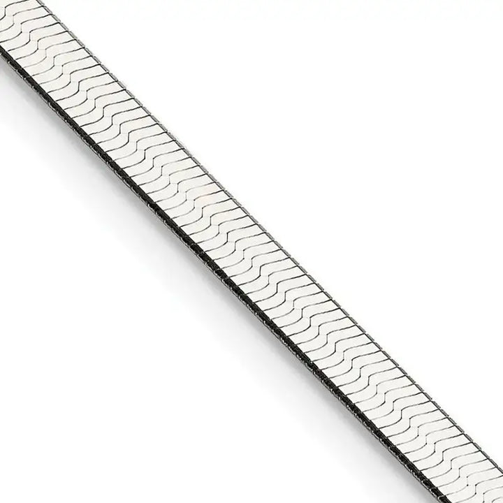 Sterling Silver 3mm Magic Herringbone Chain Necklace - Larson Jewelers