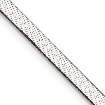 Sterling Silver 3.25mm Magic Herringbone Chain Necklace - Larson Jewelers