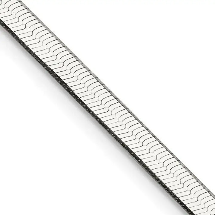 Sterling Silver 3.25mm Magic Herringbone Chain Necklace - Larson Jewelers
