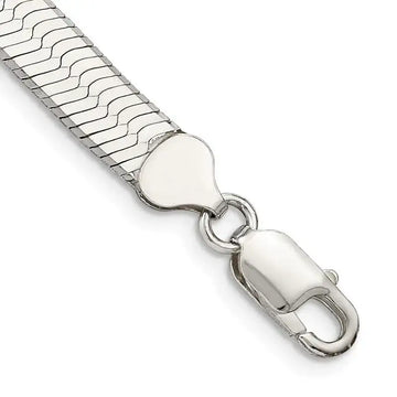 Sterling Silver 8mm Magic Herringbone Chain Bracelet - Larson Jewelers