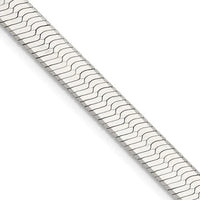 Sterling Silver 8mm Magic Herringbone Chain Necklace