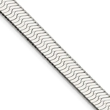 Sterling Silver 8.75mm Magic Herringbone Chain Necklace - Larson Jewelers