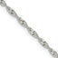 Sterling Silver 2mm Twisted Herringbone Chain Necklace