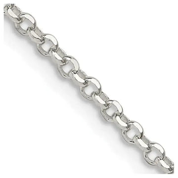 Sterling Silver 2mm Diamond-cut Cable Chain Necklace - Larson Jewelers