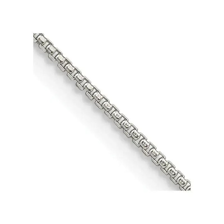 Sterling Silver 1mm Round Box Chain Necklace - Larson Jewelers