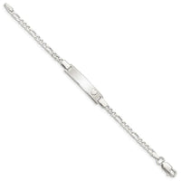 Sterling Silver Baby ID with Heart Bracelet - Larson Jewelers