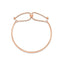 Sterling Silver Rose Gold-Plated Women’s Adjustable Bangle - Larson Jewelers