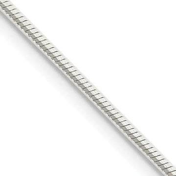 Sterling Silver 1.25mm Octagonal Snake Chain Necklace - Larson Jewelers