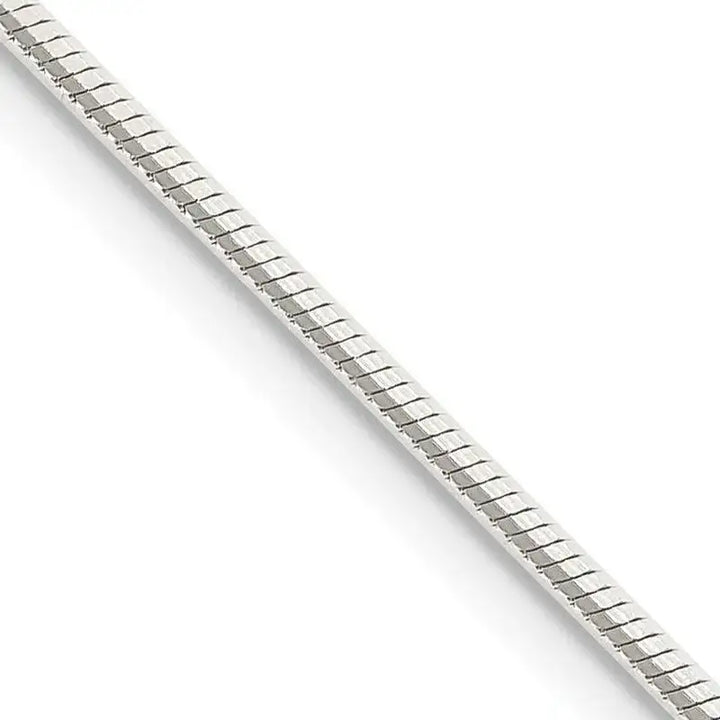 Sterling Silver 1.25mm Octagonal Snake Chain Necklace - Larson Jewelers