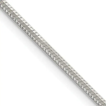 Sterling Silver 1.5mm Octagonal Snake Chain Necklace - Larson Jewelers