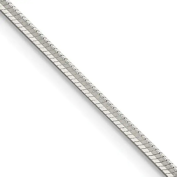 Sterling Silver 1.65mm Octagonal Snake Chain Necklace - Larson Jewelers