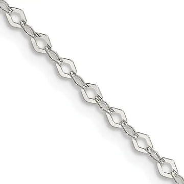 Sterling Silver 2.25mm Fancy Rolo Chain Necklace - Larson Jewelers