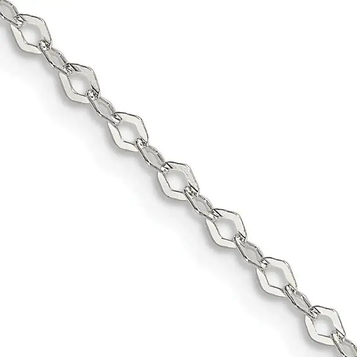 Sterling Silver 2.25mm Fancy Rolo Chain Necklace - Larson Jewelers