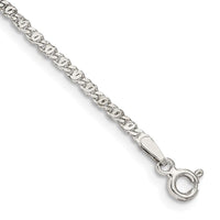 Sterling Silver 2mm Fancy Anchor Pendant Chain