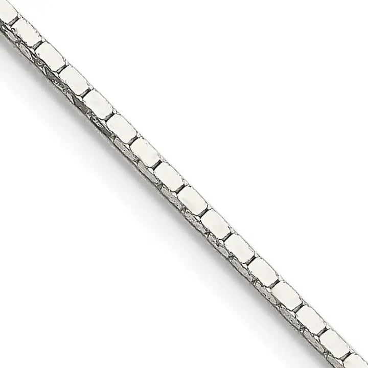 Sterling Silver 1mm Mirror Box Chain Necklace - Larson Jewelers