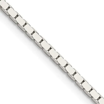 Sterling Silver 1.5mm Mirror Box Chain Necklace - Larson Jewelers