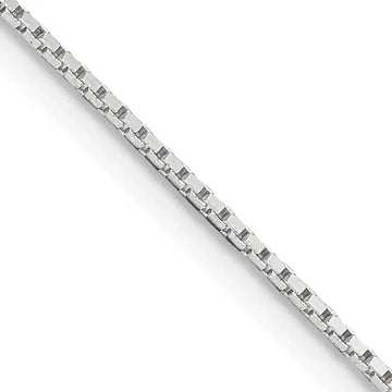 Sterling Silver .6mm Mirror Box Chain Necklace w/2in ext. - Larson Jewelers