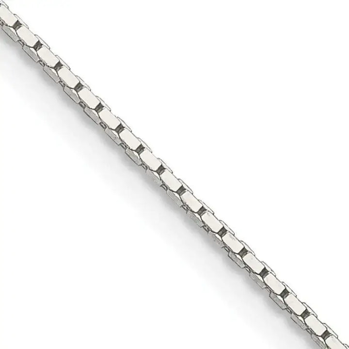 Sterling Silver .7mm Mirror Box Chain Necklace w/2in ext. - Larson Jewelers