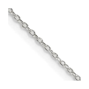 Sterling Silver 1.10mm Forzantina Cable Chain Necklace w/2in ext. - Larson Jewelers