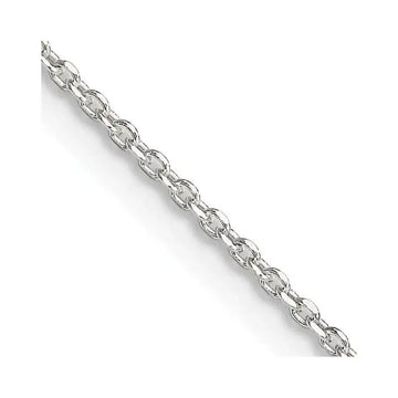 Sterling Silver 1.25mm Diamond-cut Forzantina Cable Chain Necklace - Larson Jewelers
