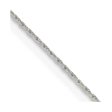 Sterling Silver 0.6mm Oval Box Chain Necklace - Larson Jewelers
