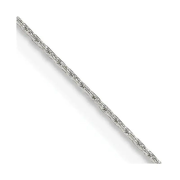 Sterling Silver 0.6mm Oval Box Chain Necklace - Larson Jewelers