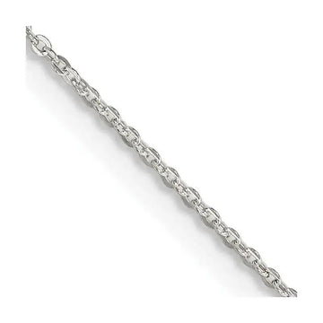 Sterling Silver 1.15mm Flat Cable Chain Necklace - Larson Jewelers