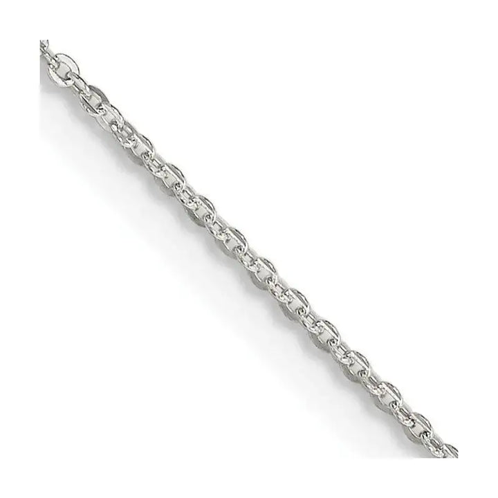 Sterling Silver 1.15mm Flat Cable Chain Necklace - Larson Jewelers