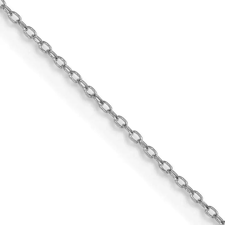 Sterling Silver 1mm Rhodium-plated Cable Chain Necklace - Larson Jewelers