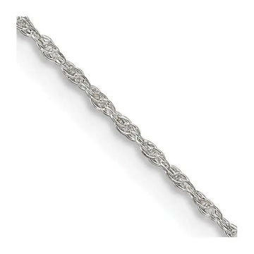Sterling Silver 1.25mm Loose Rope Chain Necklace w/2in ext. - Larson Jewelers