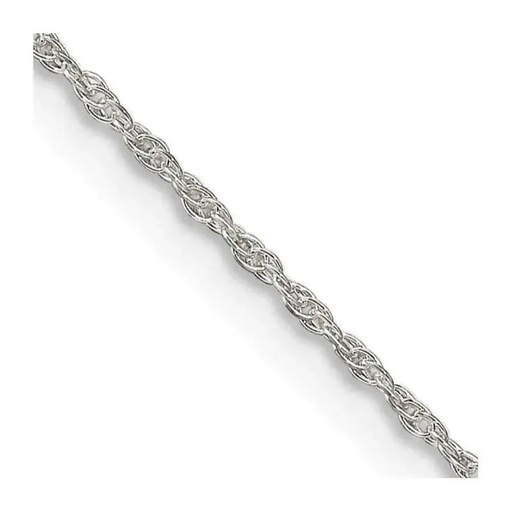 Sterling Silver 1.25mm Loose Rope Chain Necklace w/4in ext. - Larson Jewelers