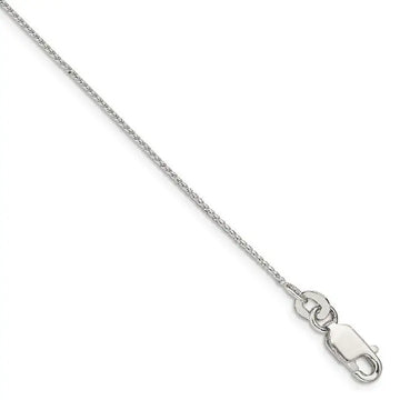 Sterling Silver .95mm Round Franco Chain Bracelet - Larson Jewelers
