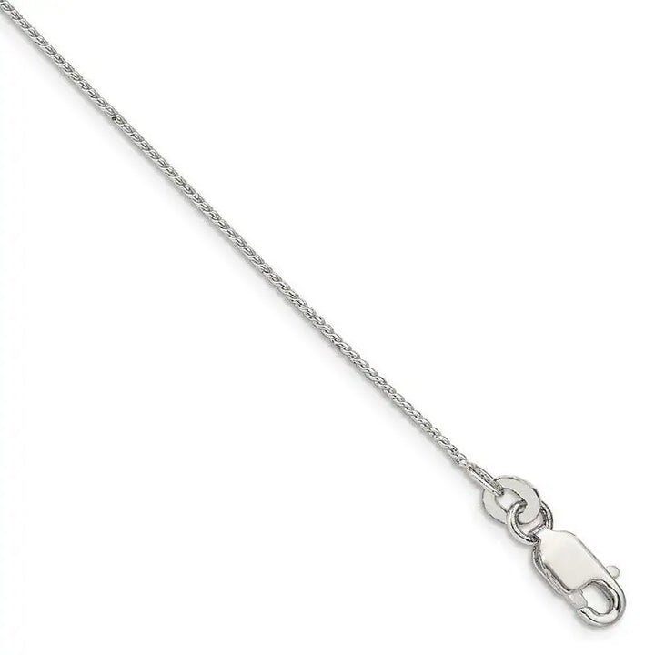 Sterling Silver .95mm Round Franco Chain Bracelet - Larson Jewelers