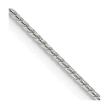 Sterling Silver 1mm Round Franco Chain Necklace - Larson Jewelers