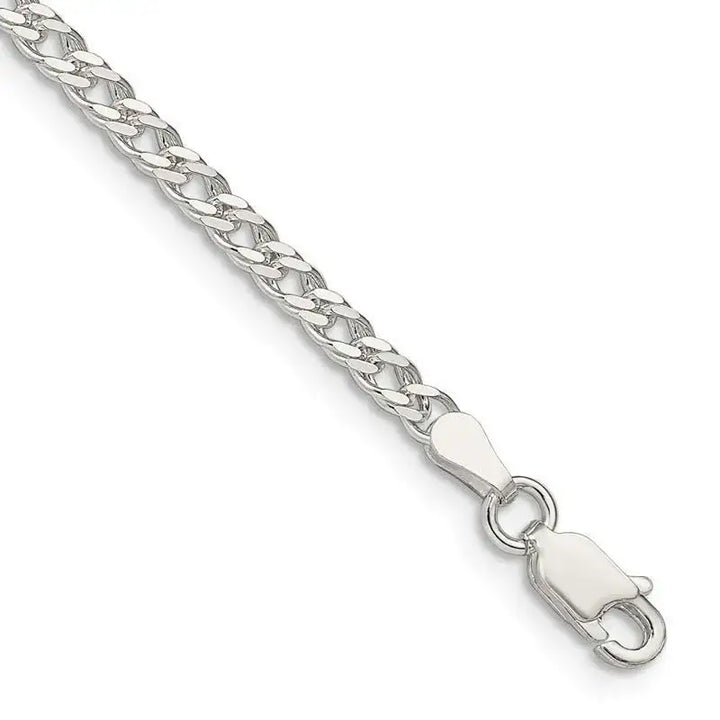 Sterling Silver 3.3mm Rambo Chain Bracelet - Larson Jewelers