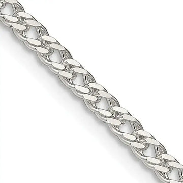 Sterling Silver 3.3mm Rambo Chain Necklace - Larson Jewelers