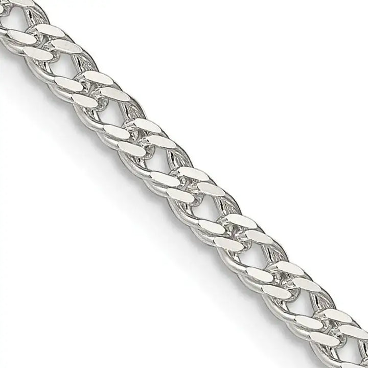 Sterling Silver 3.3mm Rambo Chain Necklace - Larson Jewelers