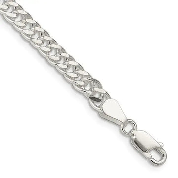 Sterling Silver 5.5mm Rambo Chain Bracelet - Larson Jewelers