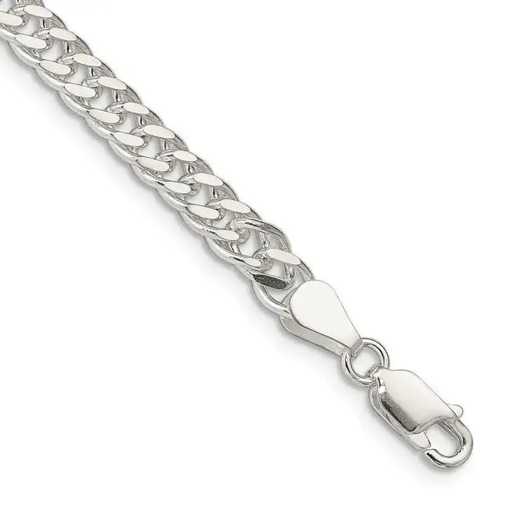Sterling Silver 5.5mm Rambo Chain Bracelet - Larson Jewelers