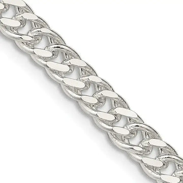 Sterling Silver 5.5mm Rambo Chain Necklace - Larson Jewelers