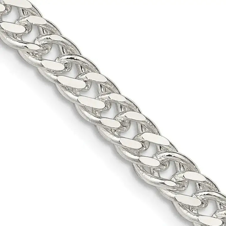 Sterling Silver 5.5mm Rambo Chain Necklace - Larson Jewelers