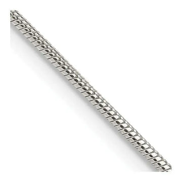 Sterling Silver 1.25mm Snake Chain Necklace w/2in ext. - Larson Jewelers