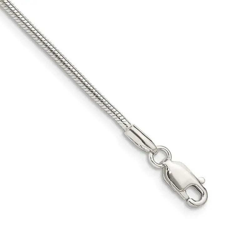 Sterling Silver 1.5mm Snake Chain Bracelet - Larson Jewelers