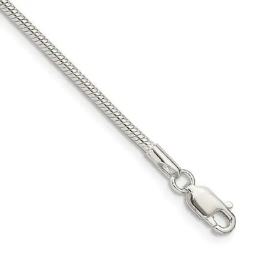 Sterling Silver 1.75mm Snake Chain Bracelet - Larson Jewelers