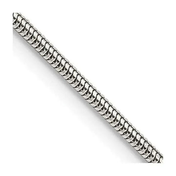 Sterling Silver 1.6mm Round Snake Chain Necklace - Larson Jewelers