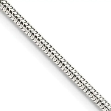 Sterling Silver 2mm Round Snake Chain Necklace - Larson Jewelers
